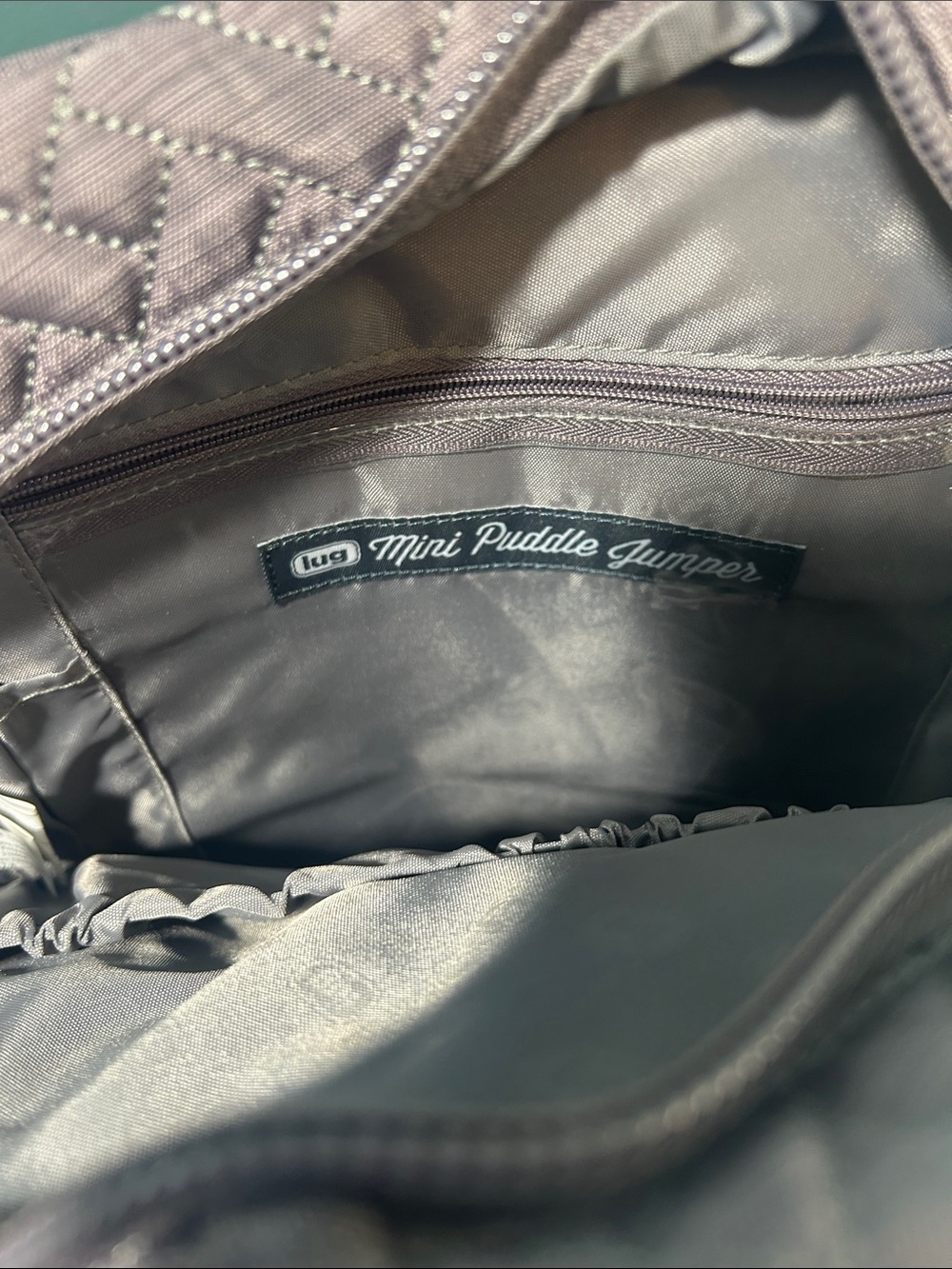 Lug Mini Puddle Jumper Bag in Heather Gray - Picture 3 of 7